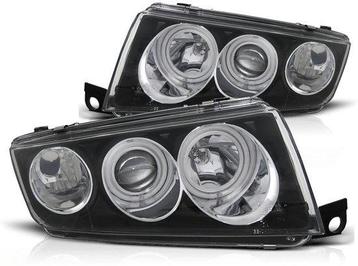 Koplampen dual halo rims SKODA FABIA I 12 99-08 ANGEL EYE..., Ophalen of Verzenden