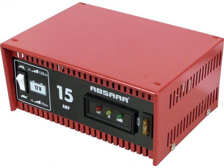 Absaar acculader 15A12V Norm/S - 12V acculader - LED, Huis en Inrichting, Woonaccessoires | Overige, Zo goed als nieuw, Verzenden