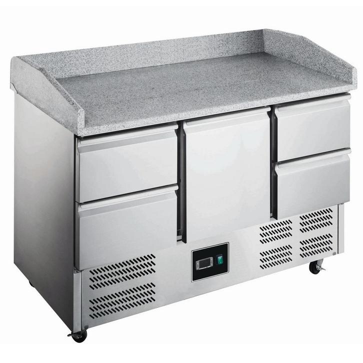 Pizzawerkbank | 368L | 1 Deur + 4 Laden (1/1 GN) |, Zakelijke goederen, Horeca | Keukenapparatuur, Nieuw in verpakking, Verzenden