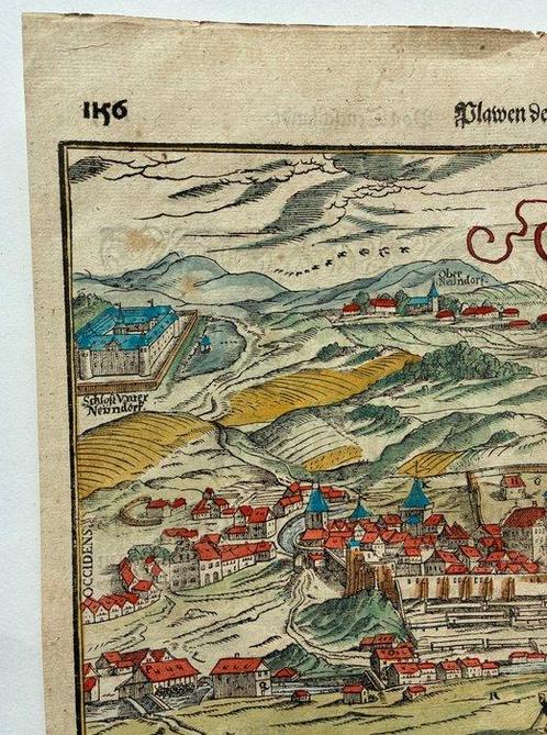 Duitsland - Plauen; Sebastian Münster - Plawen der Haupstatt, Boeken, Atlassen en Landkaarten