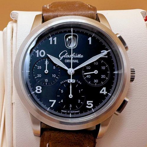 Glashütte Original - Navigator Chronograph - Heren -, Handtassen en Accessoires, Horloges | Heren