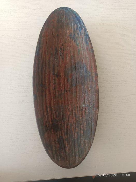 Signed - Tafelmiddenstuk - L. 37,5 cm - Keramiek, Emaille, Antiek en Kunst, Antiek | Glaswerk en Kristal