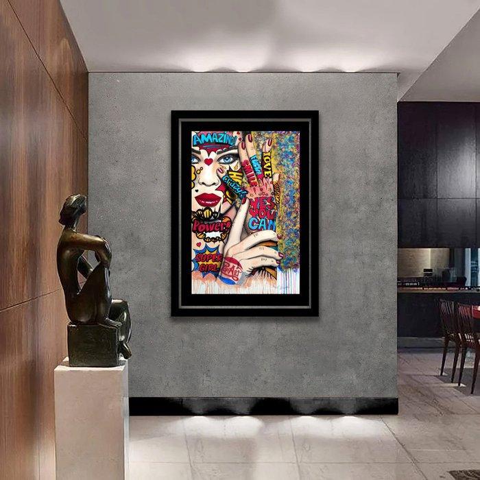 Margot Laffon - Love Story Resurrection - Original painting, Antiquités & Art, Art | Objets design