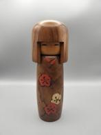 2x vintage creatieve Kokeshi-poppen - Hout - Japan - Shwa