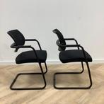 complete set van 2 stuks Sitland vergaderstoelen, zwart