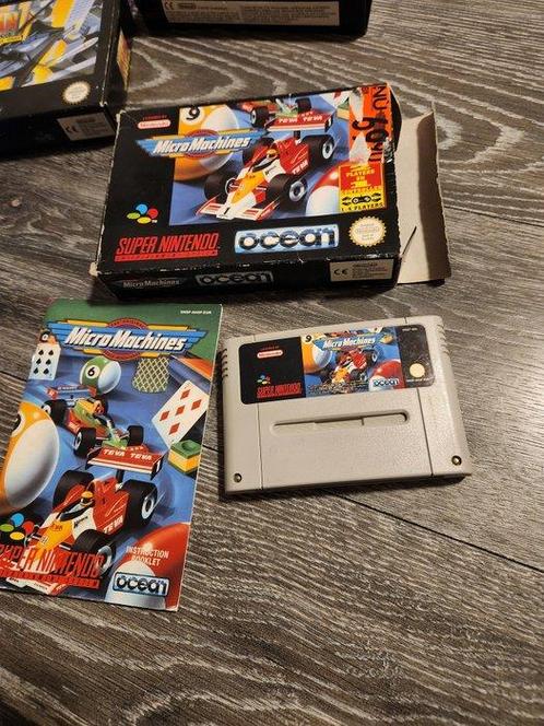Nintendo - Snes - 4x snes games cib - Videogame - In, Games en Spelcomputers, Spelcomputers | Overige Accessoires