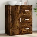 vidaXL Dressoir 60x31x70 cm bewerkt hout gerookt, Huis en Inrichting, Verzenden, Nieuw