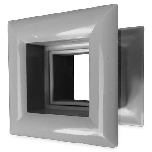 Vierkant deurrooster 29 x 29mm - kunststof grijs, Bricolage & Construction, Ventilation & Extraction, Envoi