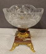 Tafelmiddenstuk - Onyx, Kristal, Metaal - Antico