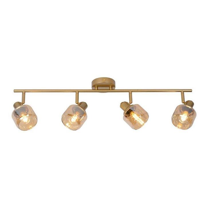 Lucide BJORN - Wandspot - 4xE14 - Mat Goud /, Huis en Inrichting, Lampen | Losse lampen, Nieuw, Verzenden