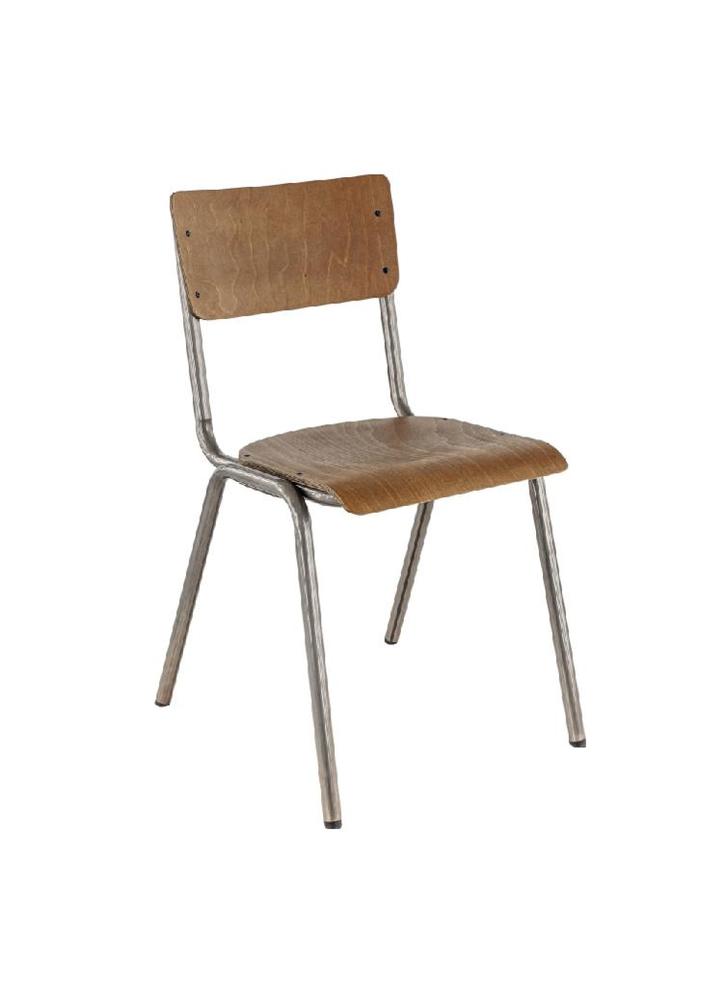 Nieuwe Schoolstoel Dani- Vintage/Café, Huis en Inrichting, Stoelen, Ophalen