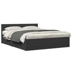 Bedframe 160x200 | Tweede Kansje met Lades | OP = OP, Huis en Inrichting, Verzenden, Zwart, Overige maten, Overige maten