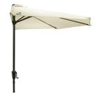 MaxxGarden Balkonparasol - aluminium parasol - halfrond -..., Ophalen of Verzenden, Nieuw