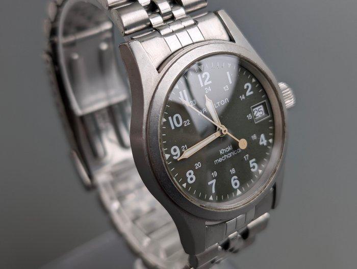 Hamilton - Khaki - Zonder Minimumprijs - H693190 - Heren -, Handtassen en Accessoires, Horloges | Heren