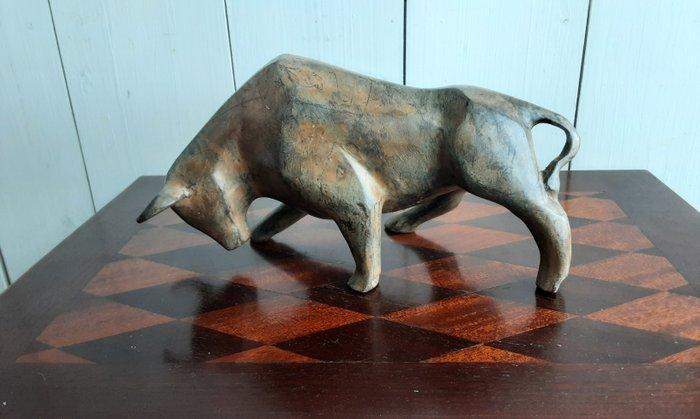 P. Chenet - Figuur - Stier - 23 cm - Brons, Antiek en Kunst, Curiosa en Brocante