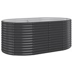 Grote Plantenbak Antraciet | 175cm | Retour Deal: Topkwal..., 100 cm of meer, Verzenden, Nieuw, Metaal