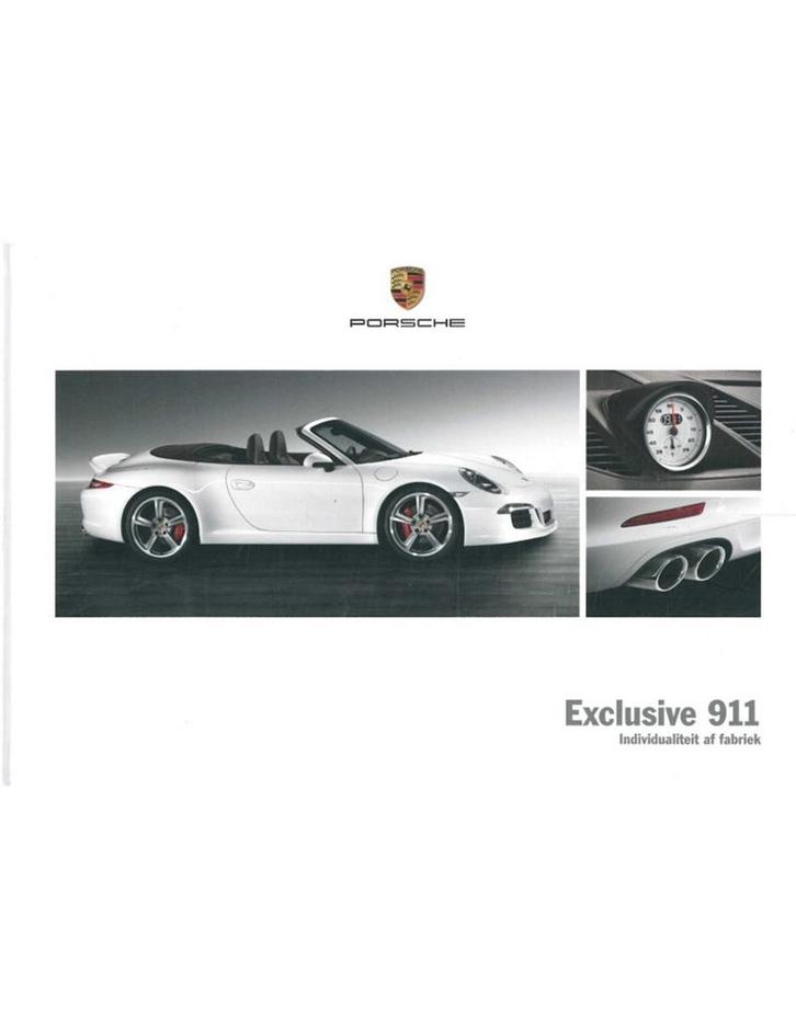 2013 PORSCHE 911 CARRERA EXCLUSIVE HARDCOVER BROCHURE, Livres, Autos | Brochures & Magazines