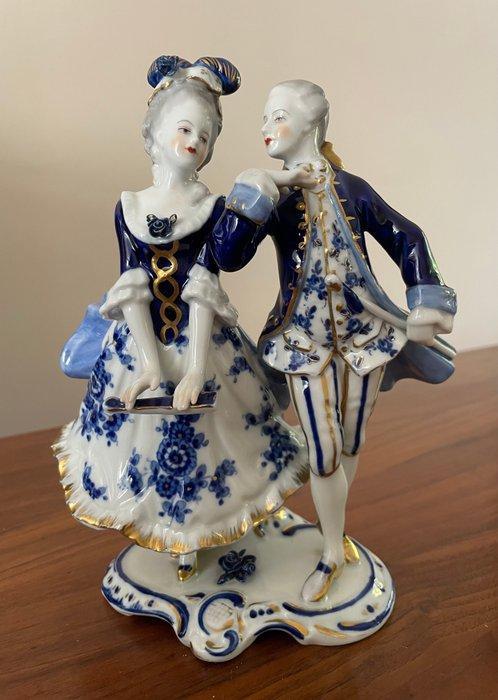 Aelteste Volkstedter - Beeldje (2) - Porselein, Antiek en Kunst, Antiek | Glaswerk en Kristal
