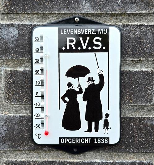 R.V.S. emaille thermometer, Verzamelen, Merken en Reclamevoorwerpen, Verzenden