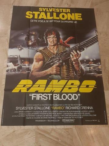 Sylvester Stallone - Rambo - Affiche de cinéma Rambo: First