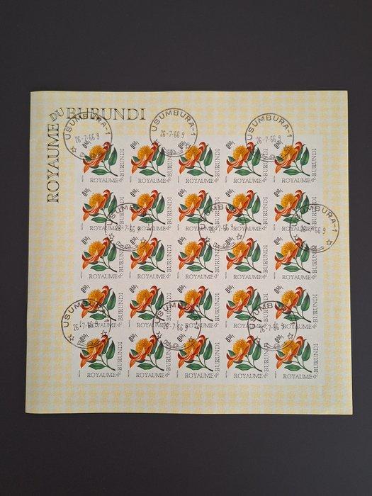 Burundi - 1966 - n° 172/187 ongetand in volledige vellen van, Postzegels en Munten, Postzegels | Europa | België