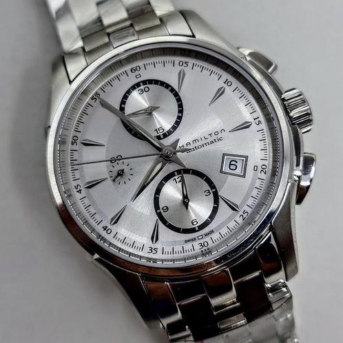 Hamilton - Jazzmaster Auto Chrono - H32616153 - Heren -, Handtassen en Accessoires, Horloges | Heren