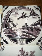 Tegel (5) - Bijbelse tegels - Delft, Plateelbakkerij -, Antiek en Kunst