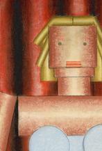 Andrea Vandoni - Donna Cilindrista - Pastel 50 x 65, Antiek en Kunst