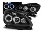 Angel Eyes koplampen Black geschikt voor Renault Clio 3, Autos : Pièces & Accessoires, Éclairage, Verzenden