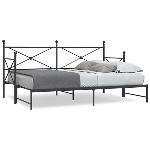 vidaXL Slaapbank met onderschuifbed zonder matras 90x190cm, Huis en Inrichting, Slaapkamer | Bedden, Nieuw, Verzenden