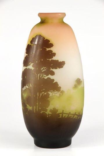 Emile Gallé, Établissements Gallé - Vase  - Verre