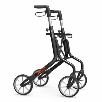 TrustCare lets Move, lichtgewicht rollator - Zwart, Divers, Déambulateurs, Ophalen of Verzenden