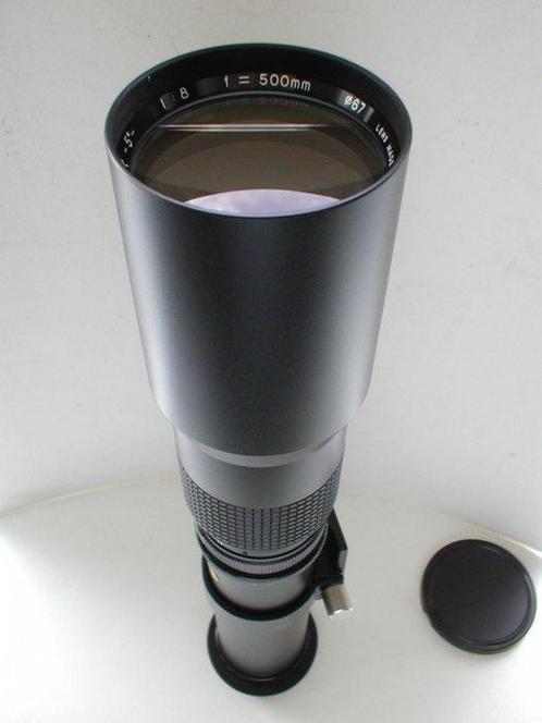 Beroflex 500mm F/8 telelens met M42-EF adapter voor Canon, Audio, Tv en Foto, Fotocamera's Digitaal