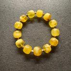 Natuurlijk Baltisch amber armband met hele stenen kralen