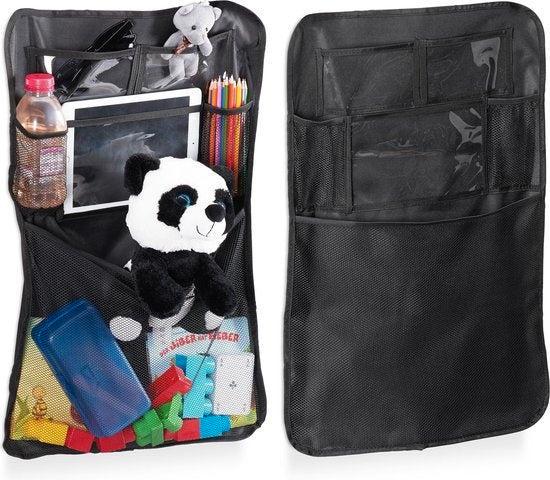 2dekans | relaxdays autostoel organizer - set van 2 stuks -, Auto diversen, Auto-accessoires, Ophalen of Verzenden