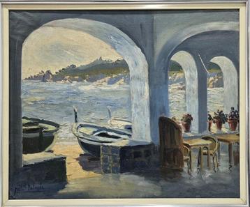 Francesc Vidal Palmada (1894-1958) - Sombras frente al mar