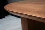 Tafel Plat Ovaal Eikenhout  Half Rond  280x100, Huis en Inrichting, Nieuw