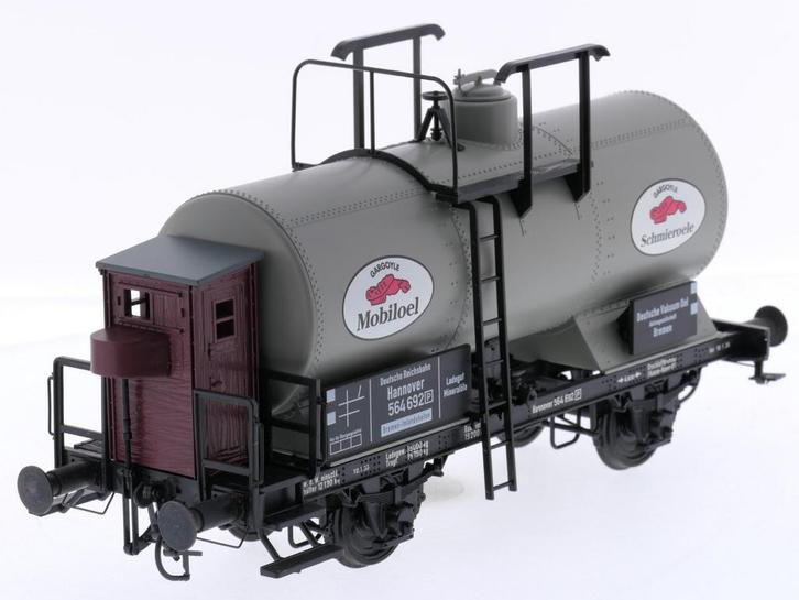 Schaal 0 0 Scale Models 480 22 ketelwagen m. Brhs Mobil..., Hobby en Vrije tijd, Modeltreinen | Overige schalen, Gelijkstroom