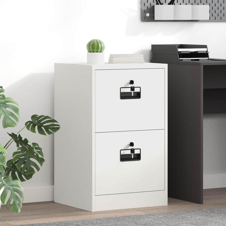 vidaXL Bestandkast met lade Wit 45,5 x 42 x 74,5 cm, Huis en Inrichting, Kasten | Overige, Nieuw, Verzenden