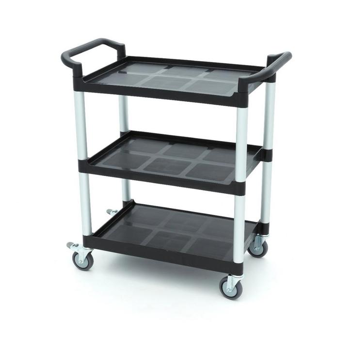 Chariot de service - 3 étagères en plastique - 86,5 x 42,5, Zakelijke goederen, Horeca | Keukenapparatuur, Verzenden
