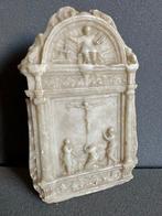 Reliëf, porta paz representado calvario - 17.5 m - Albast, Antiek en Kunst