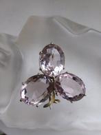 Zilver, Amethist - Broche - Art Nouveau, Antiek en Kunst