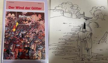 Der Wind der Götter - Barbarei - with Giant Full-Page Sketch