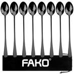 Fako Bijoux® - 8 Lange Lepels - Latte Macchiato - Longdrink, Verzenden, Nieuw