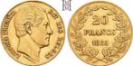 20 Francs Belgie Koenigreich Leopold I, 1830-1865, Verzenden
