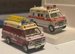 Politoys - 1:24 - Dodge Van Ambulanza, Rescue Fire -