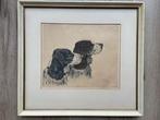 Georges Frédéric Rötig (1873-1961) - Twee jachthonden, Antiek en Kunst