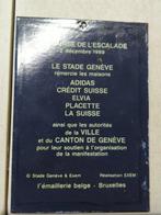 emaillerie Belge - Emaille plaat - Escalade 1989 - Emaille