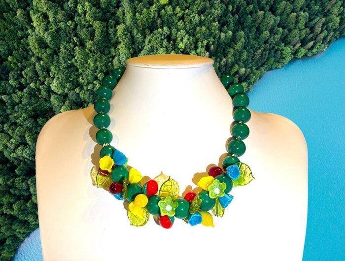 Murano-glas - Halsketting - ketting van Murano-glas, Antiek en Kunst, Curiosa en Brocante