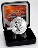 Canada. 5 Dollars 2025 Maple Leaf - Burning Bitcoin Edition,